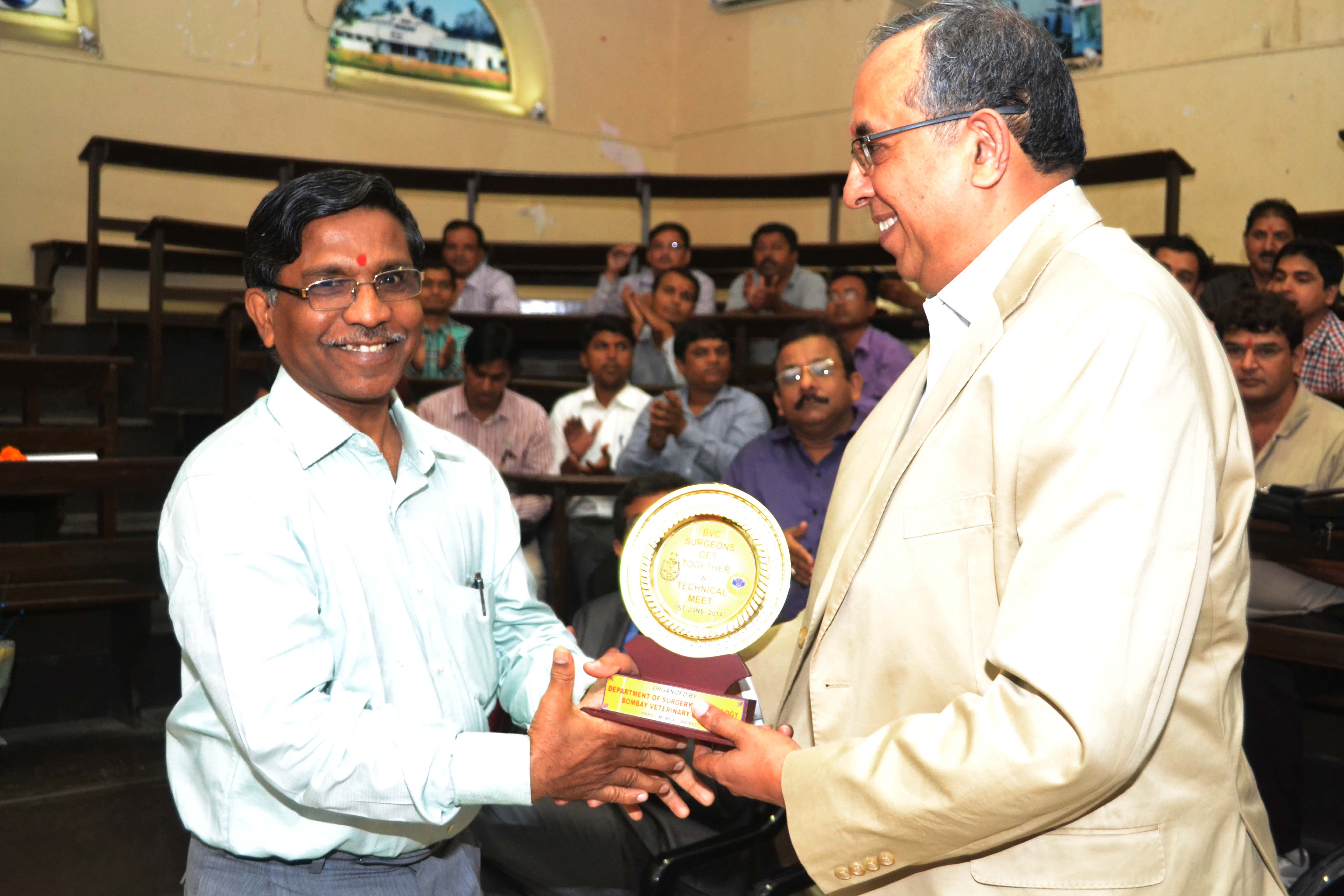Welcome Of Dr. Ramen Goel By Dr. L. B. Sarkate For The Technical Seminar 2014